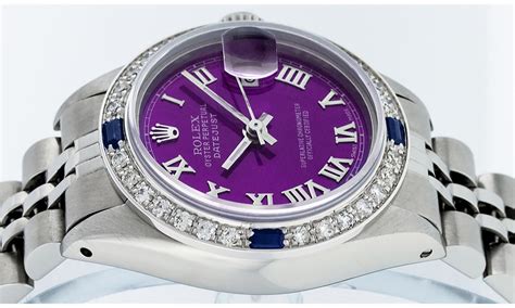 purple face womens rolex|Rolex datejust purple face.